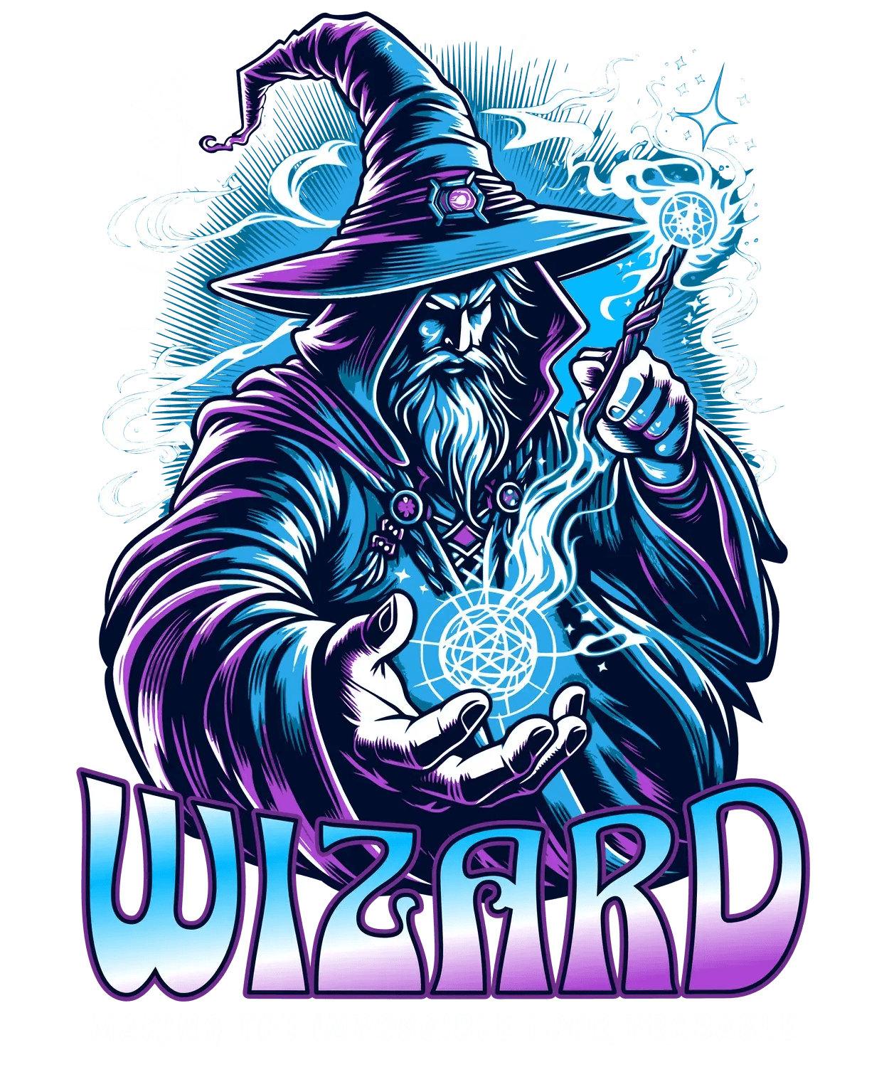 Wizard Magic - DTF Ready to Press (original)