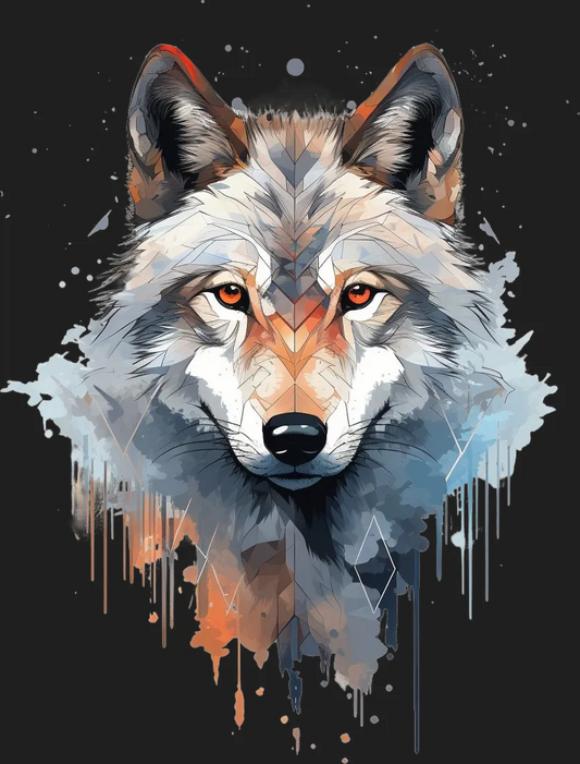 Wolf Artwork - DTF Ready to Press - Heat Press Transfer