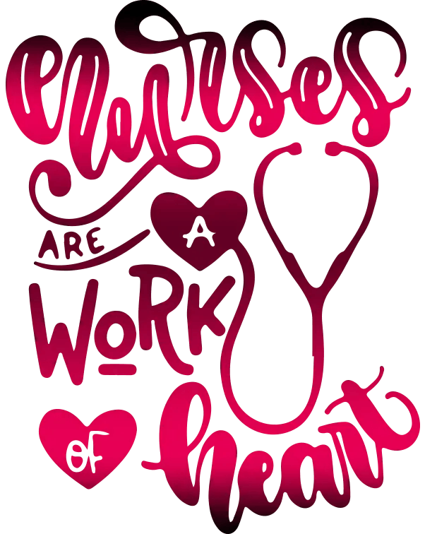 Work Of Heart Valentine's Day Design - DTF Ready To Press - Heat Press Transfer
