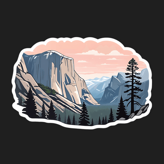 Yosemite Valley Sunrise - Sticker - Heat Press Transfer