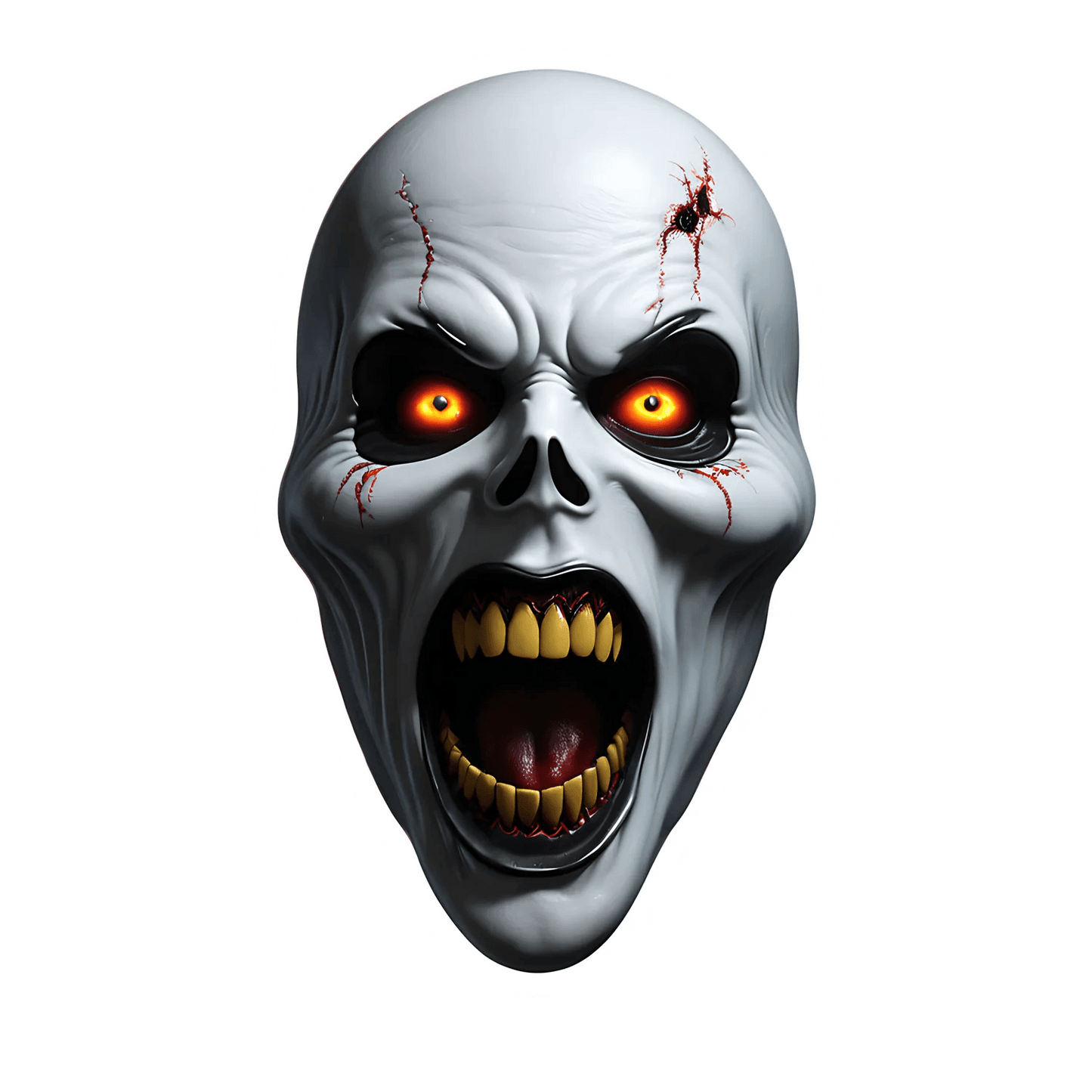Zombie Skull - UV DTF Sticker - Heat Press Transfer