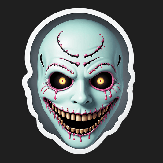 Zombie Smile - Horror Sticker - Heat Press Transfer