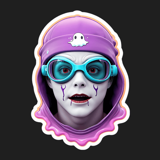 Zombie Swimmer - Creative Sticker - Heat Press Transfer