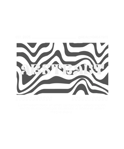 Abstract Waves - DTF Ready to Press - Heat Press Transfer