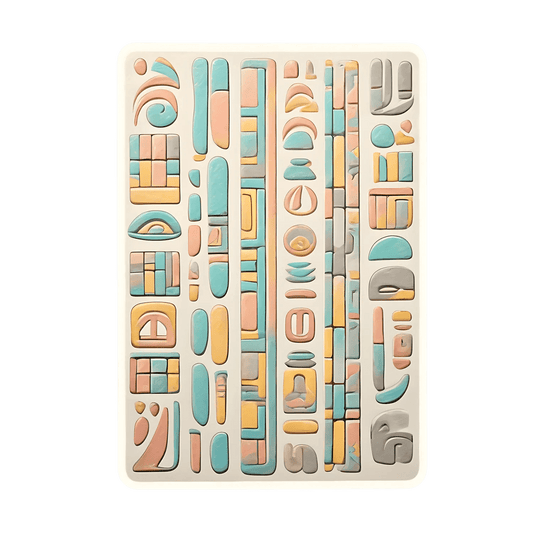Abstract Art - Colorful Sticker - Heat Press Transfer