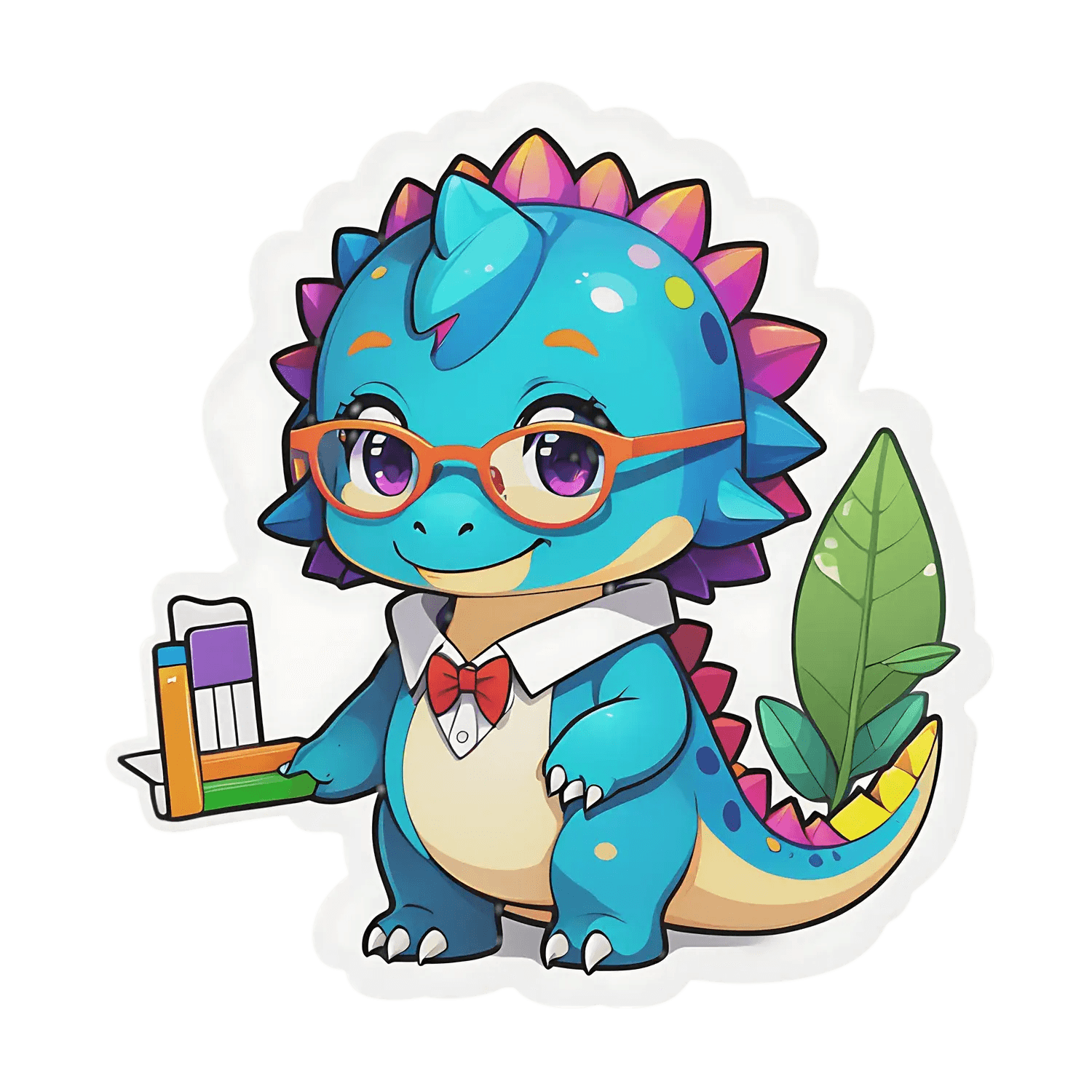 Adorable Dinosaur - Sticker - Heat Press Transfer