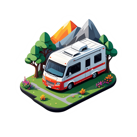 Adventure Camper - Sticker - Heat Press Transfer