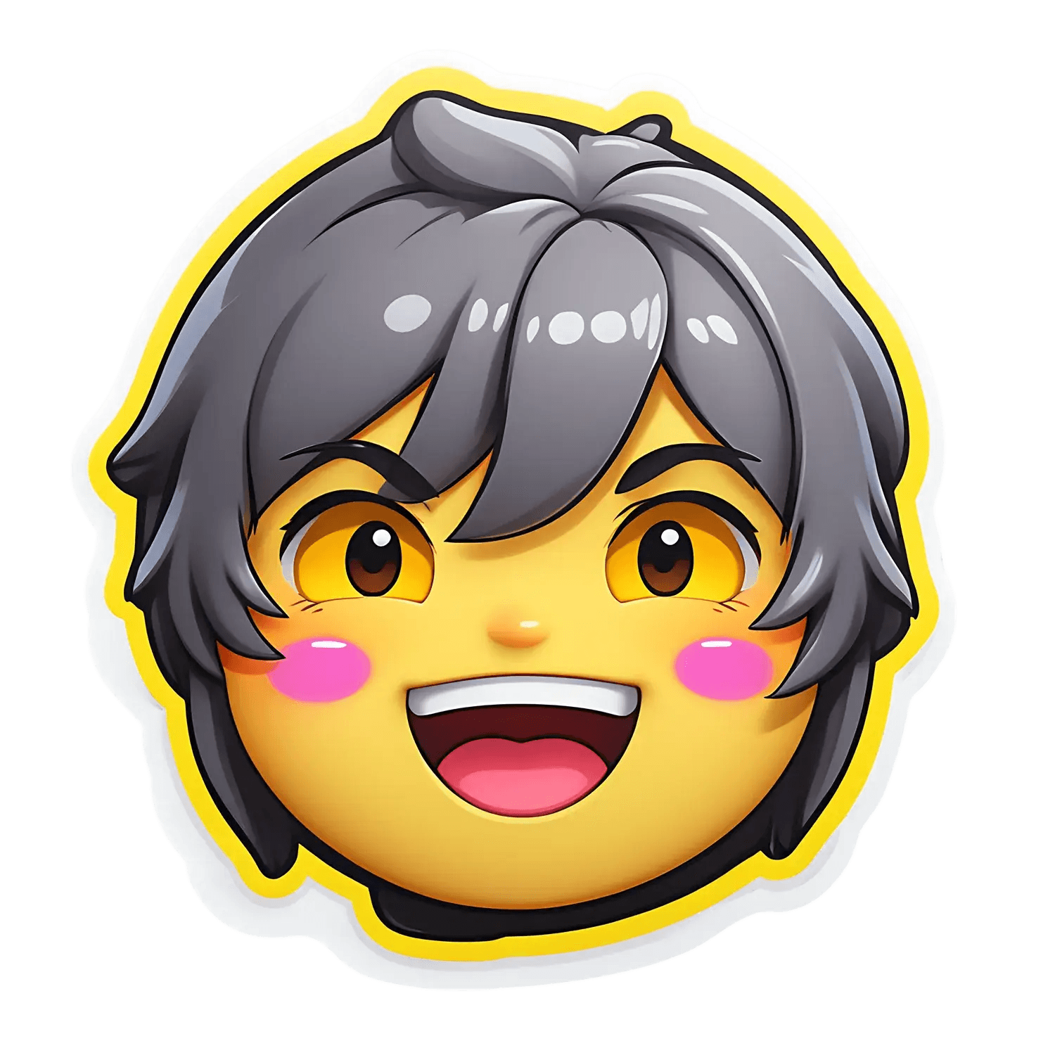 Animated Character Sticker - Eye-Catching Design - Heat Press Transfer