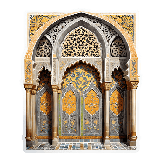 Arabic Archway - Decorative Sticker - Heat Press Transfer
