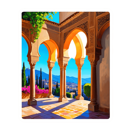Arabic Archway View - Sticker - Heat Press Transfer