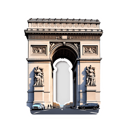 Arc de Triomphe - UV DTF Sticker - Heat Press Transfer