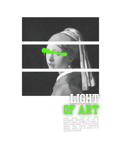 Artistic Splash - DTF Ready to Press - Heat Press Transfer