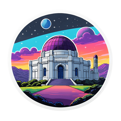 Astronomical Observatory Sticker - Heat Press Transfer