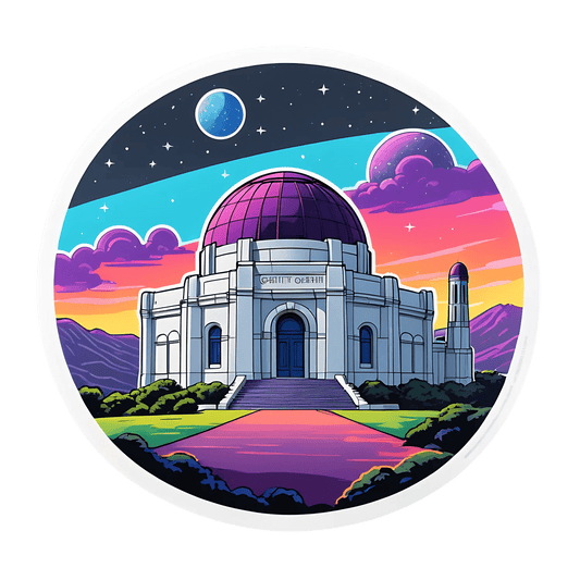 Astronomical Observatory Sticker - Heat Press Transfer