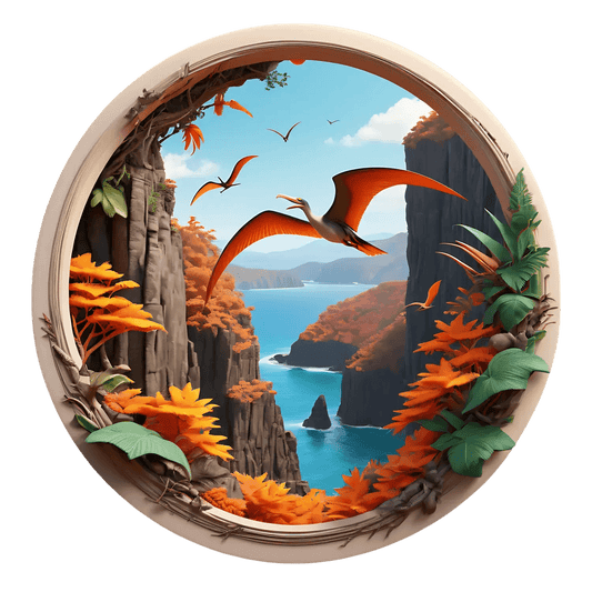 Autumn Seascape - Sticker - Heat Press Transfer
