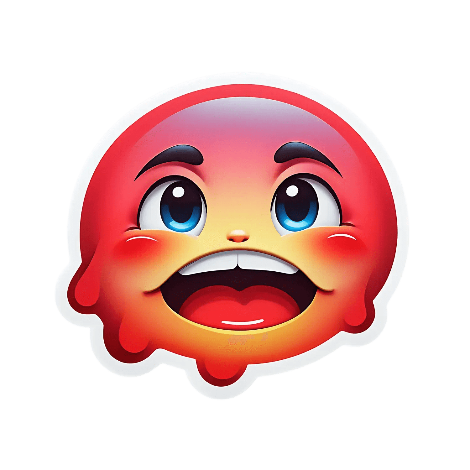 Baby Emoji Sticker - UV DTF - Heat Press Transfer