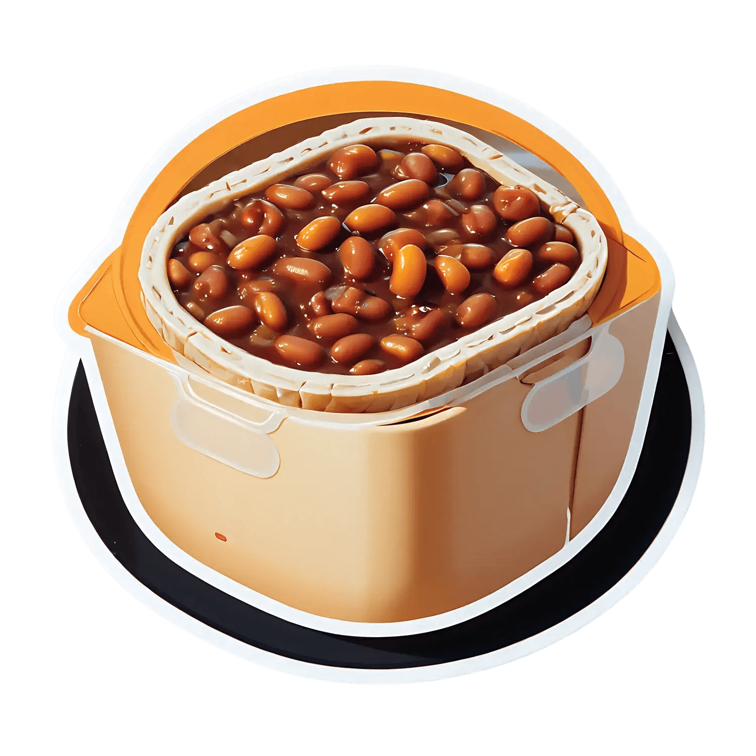 Baked Beans Pot - Sticker - Heat Press Transfer