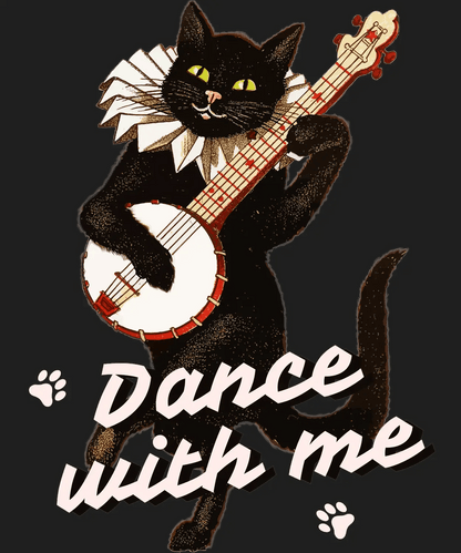 Banjo Cat - DTF Ready to Press - Heat Press Transfer