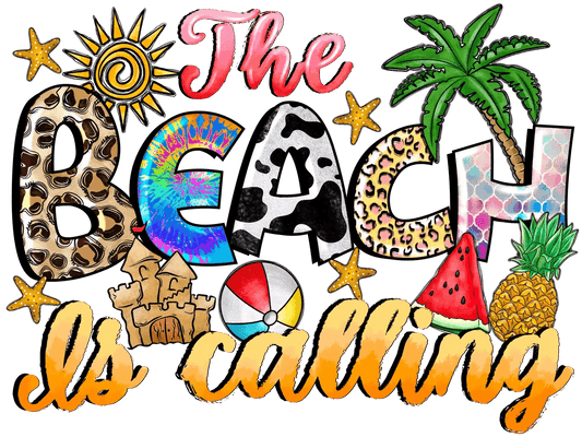 Beach Vibes - DTF Ready to Press - Heat Press Transfer