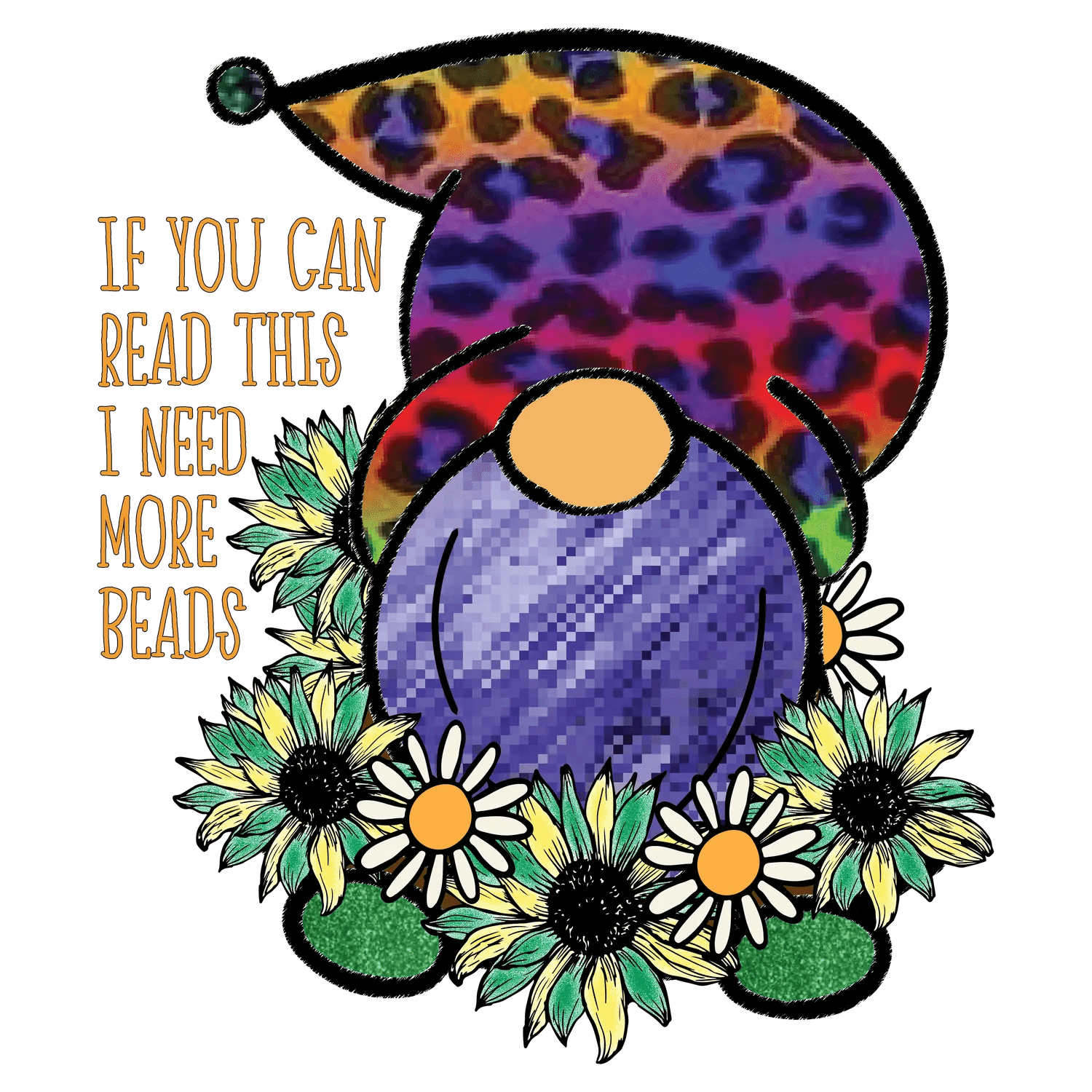 Bead Lover - DTF Ready to Press - Heat Press Transfer