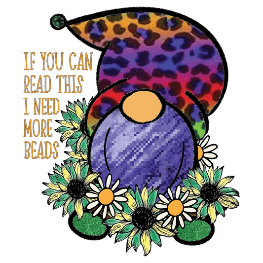 Bead Lover - DTF Ready to Press - Heat Press Transfer