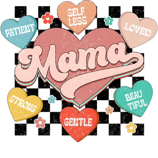 Beautiful Mama Design - DTF Ready To Press - Heat Press Transfer