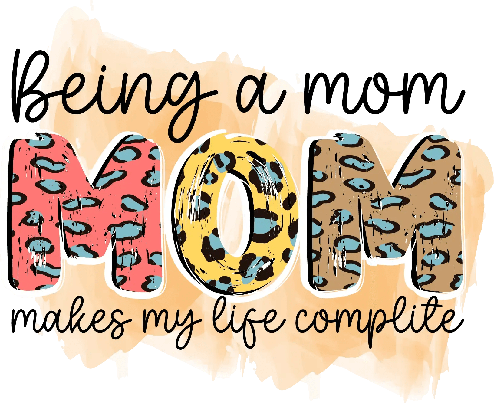Being A Mom Design - DTF Ready To Press - Heat Press Transfer