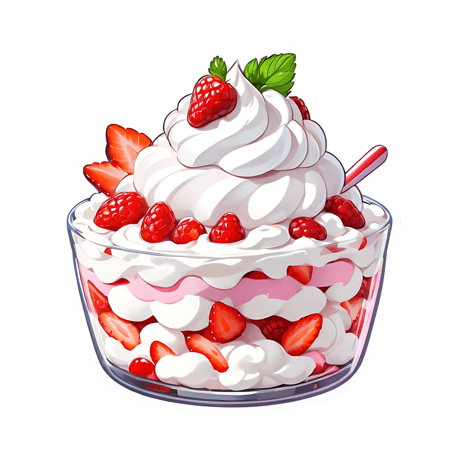 Berry Dessert Delight - Sticker - Heat Press Transfer