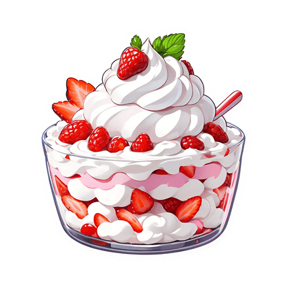 Berry Dessert Delight - Sticker - Heat Press Transfer