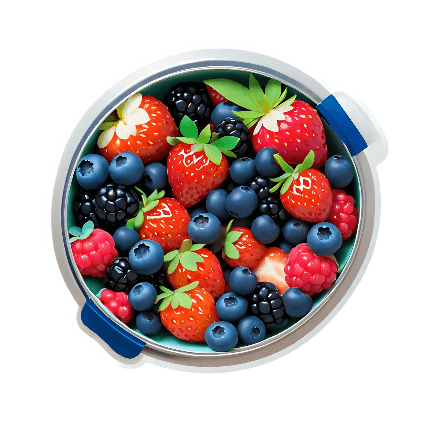 Berry Medley Sticker - Fresh Fruit Design - Heat Press Transfer