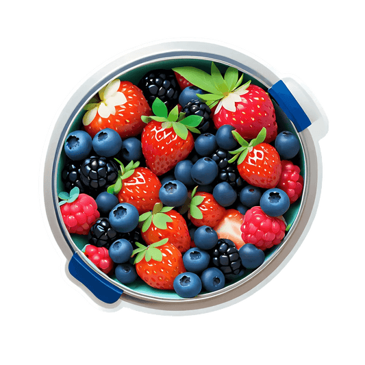 Berry Medley Sticker - Fresh Fruit Design - Heat Press Transfer