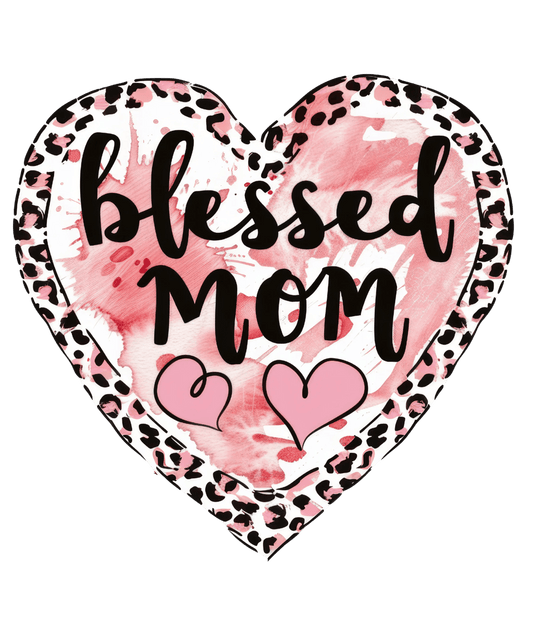 Blessed Mom Design - DTF Ready To Press - Heat Press Transfer