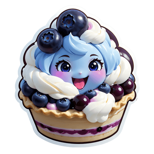 Blueberry Delight - Sticker - Heat Press Transfer