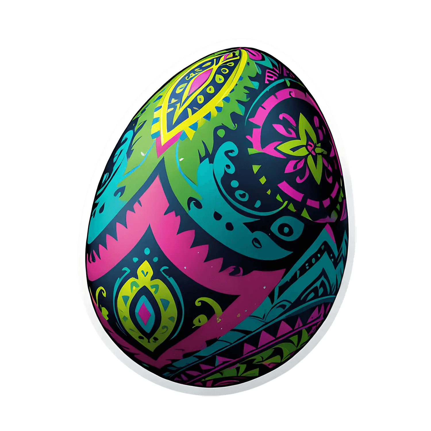 Boho Chic Egg - Sticker - Heat Press Transfer