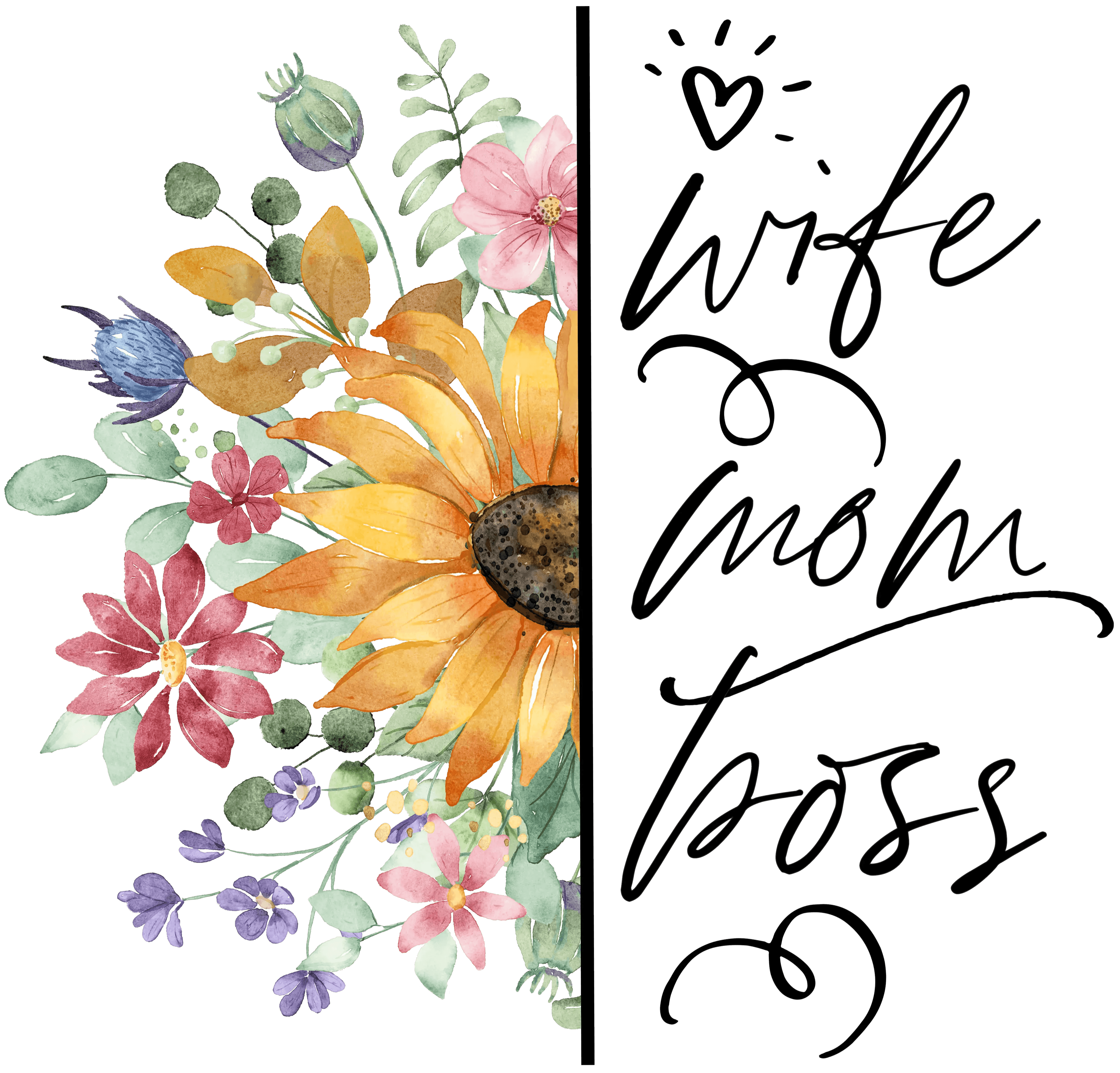 Boho Mama Design - DTF Ready To Press – Heat Press Transfer