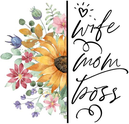 Boho Mama Design - DTF Ready To Press - Heat Press Transfer