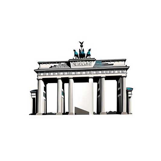 Brandenburg Gate Sticker - UV DTF Sticker - Heat Press Transfer