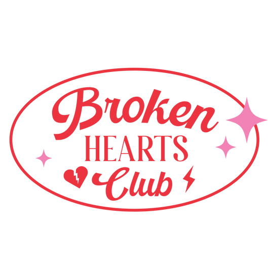 Broken Hearts Club Valentine's Day Design | DTF Center - Heat Press Transfer