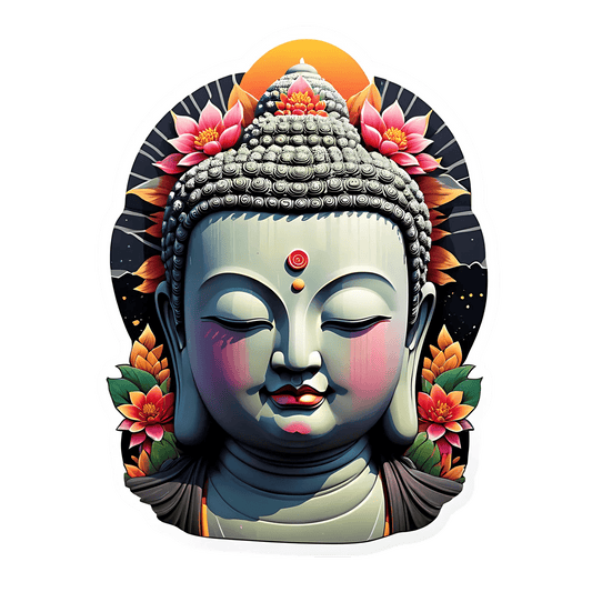 Buddha Artwork - Sticker - Heat Press Transfer