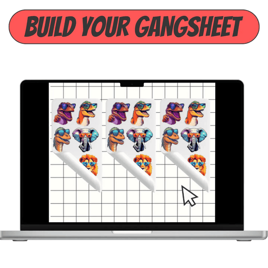 Build DTF Gang Sheet - Heat Press Transfer