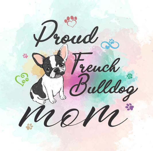 Bulldog Mom Design - DTF Ready To Press - Heat Press Transfer