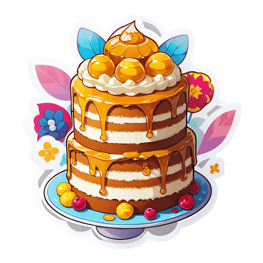Cake Fantasy - Dessert Sticker - Heat Press Transfer