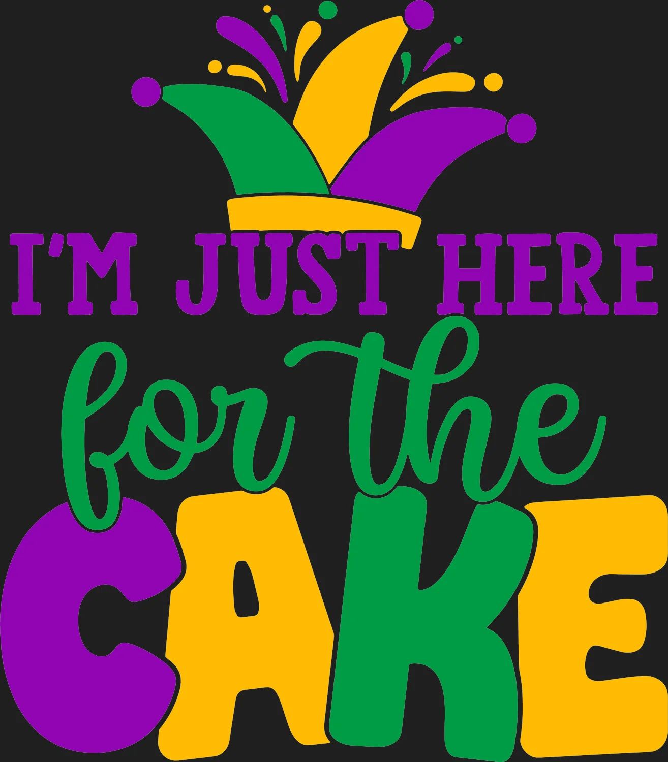 Cake Celebration - DTF Ready to Press - Heat Press Transfer