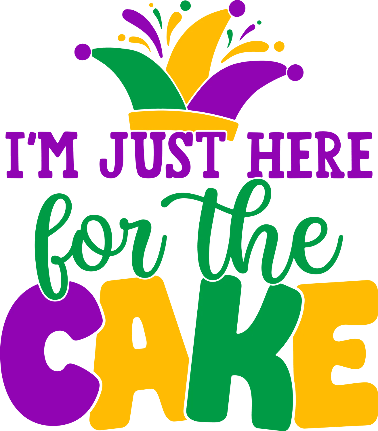 Cake Celebration - DTF Ready to Press - Heat Press Transfer