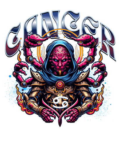 Cancer Zodiac - DTF Ready to Press - Heat Press Transfer