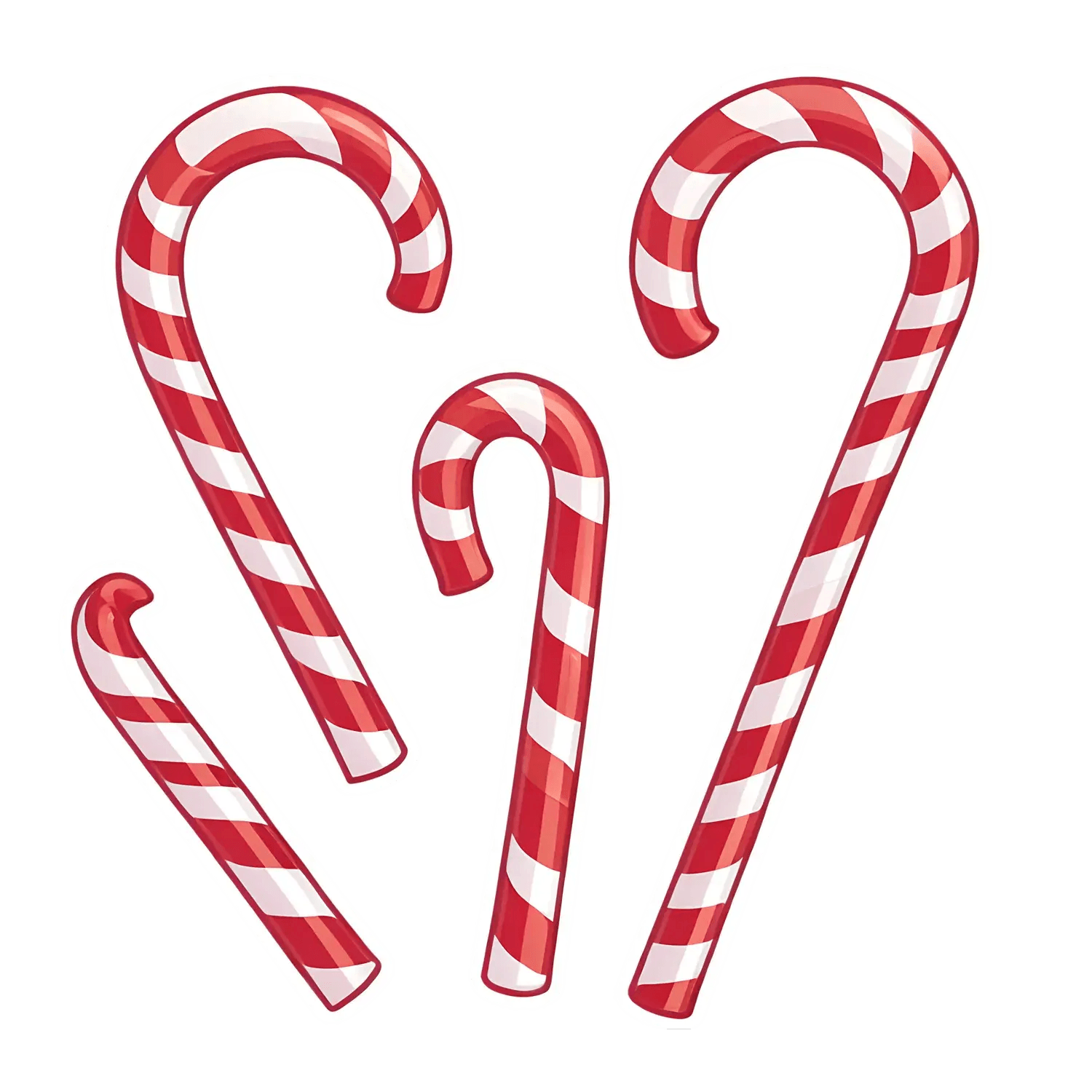 Candy Cane Sticker - Festive Decor - Heat Press Transfer