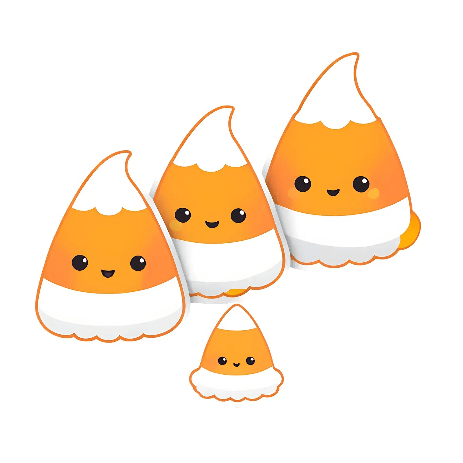 Candy Corn Cuties - Sticker - Heat Press Transfer