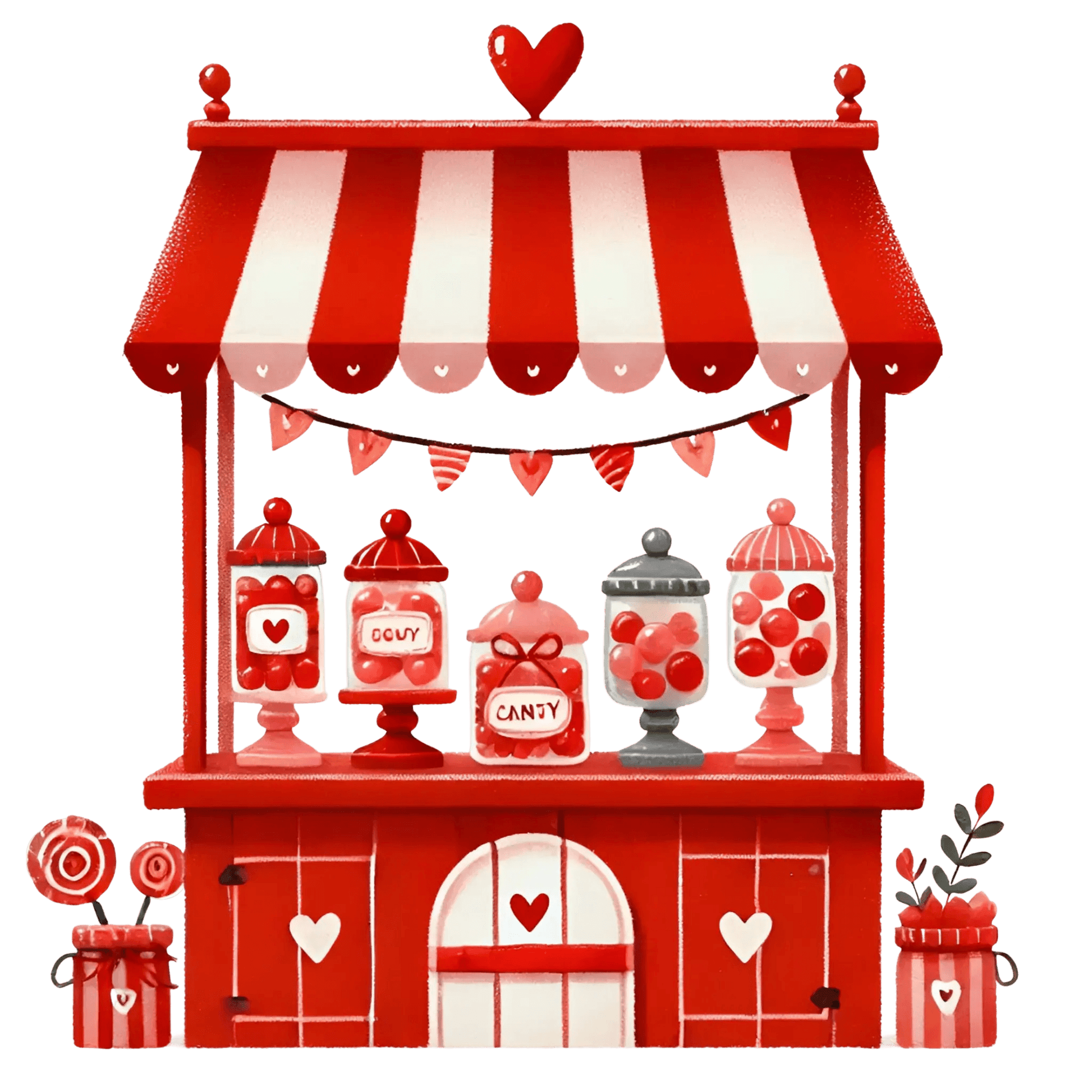 Candy Stall Valentine's Day Design | DTF Center - Heat Press Transfer