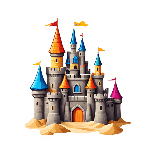 Castle Fantasy - UV Sticker - Heat Press Transfer