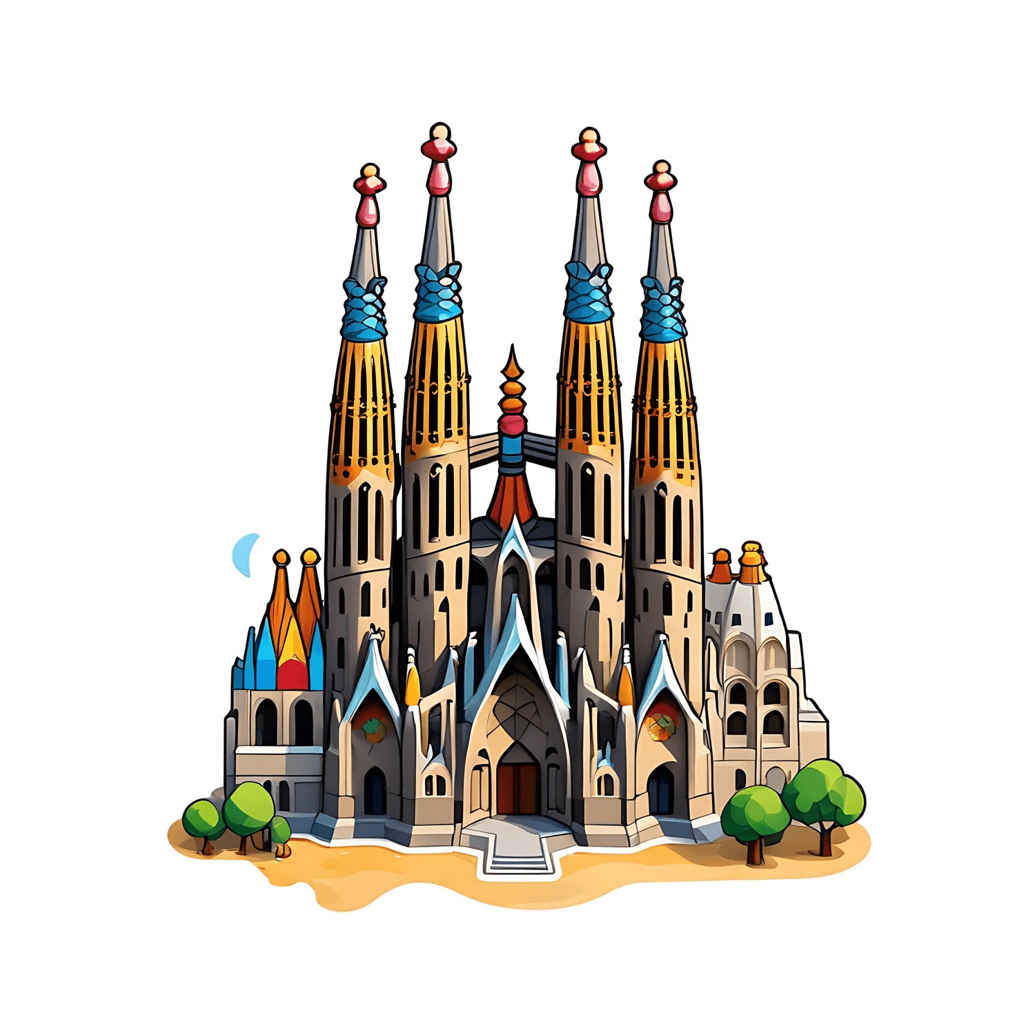 Cathedral Artwork - Sticker - Heat Press Transfer